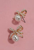 Pearl Bow Stud