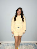 Yellow Stripe Longsleeve Top