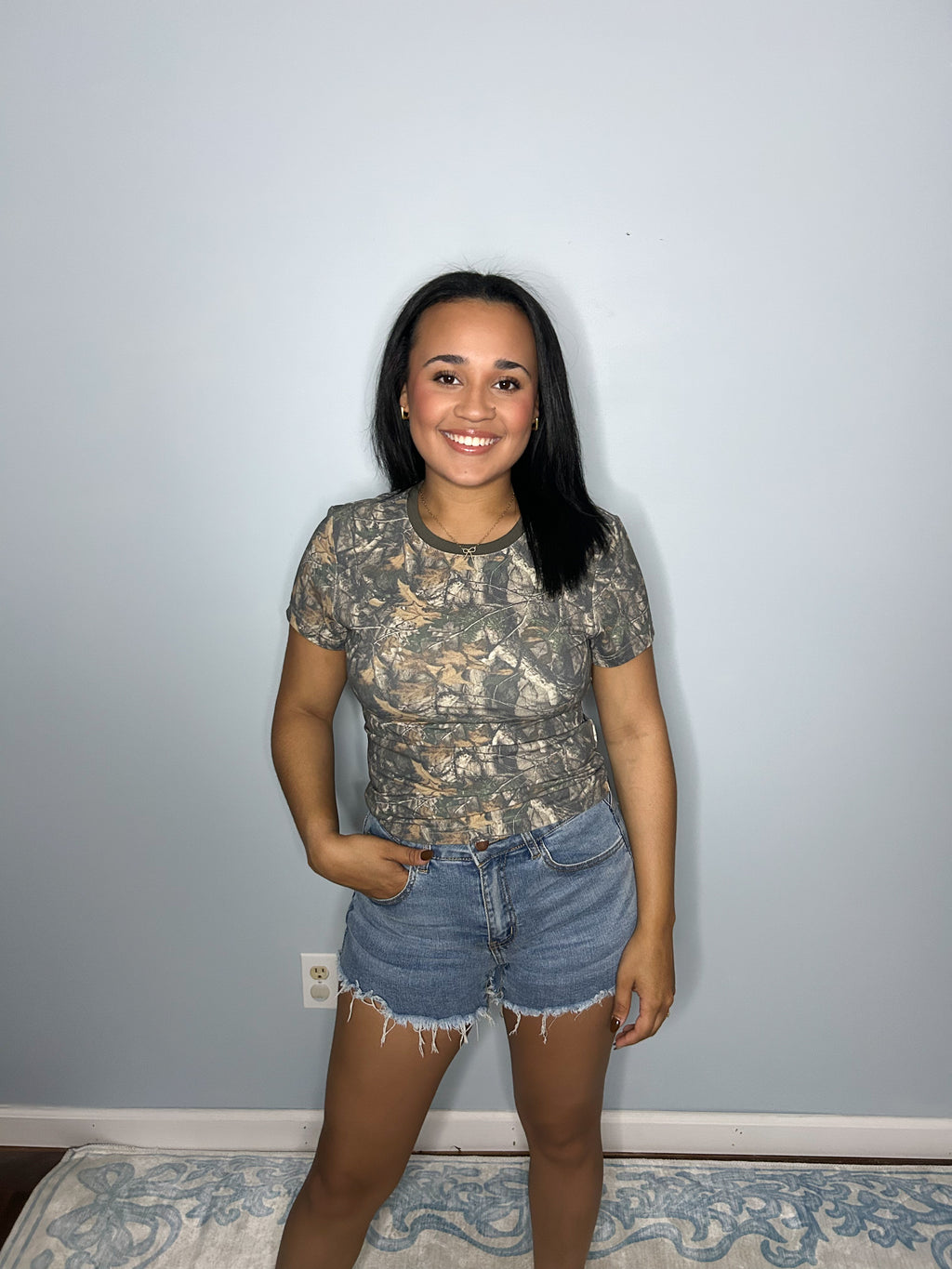 Camo Baby Tee