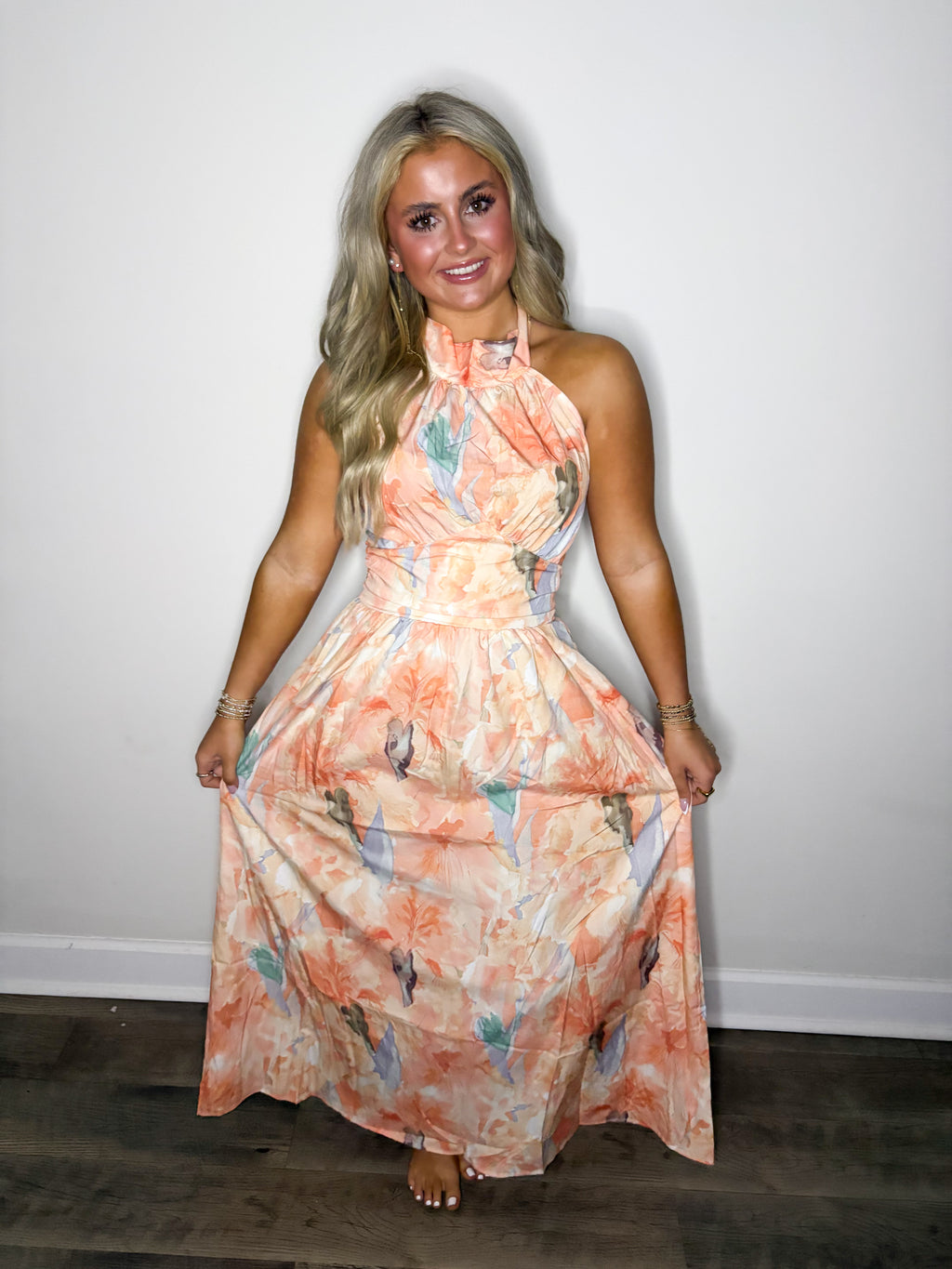 Colorful Long Beach Dress