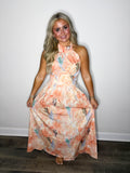 Colorful Long Beach Dress