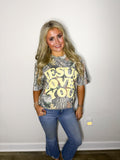 Camo Jesus Loves You Tee