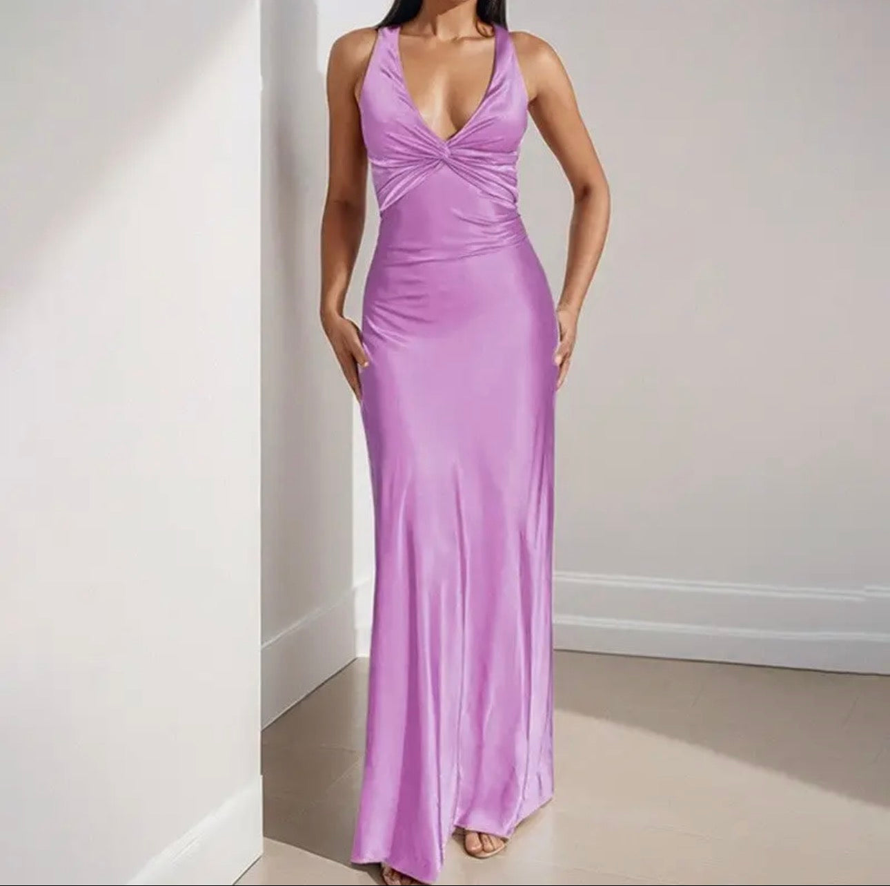 Lavender Luxe Maxi Dress